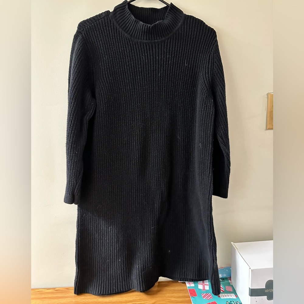 Torrid Black Ribbed Knit Dress